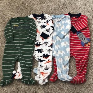 Fleece zip sleep and play